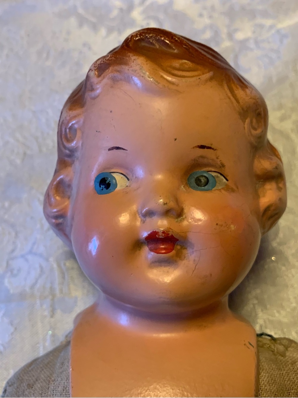 Antique Reliable Company 1930s hand painted baby doll.